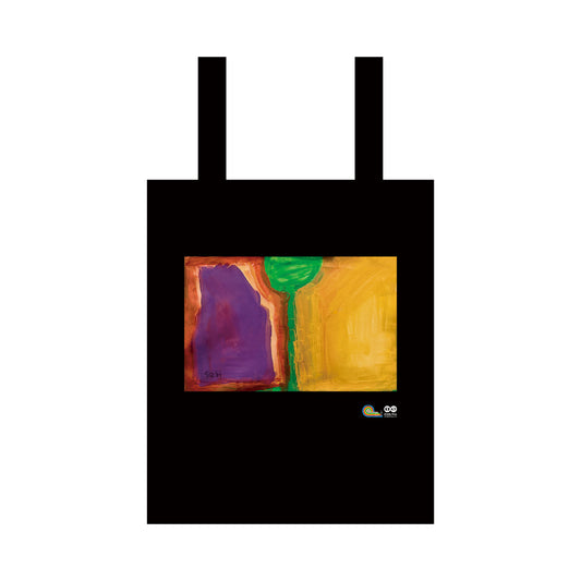 Sebastian Kravitz Purple Canvas Tote Bag