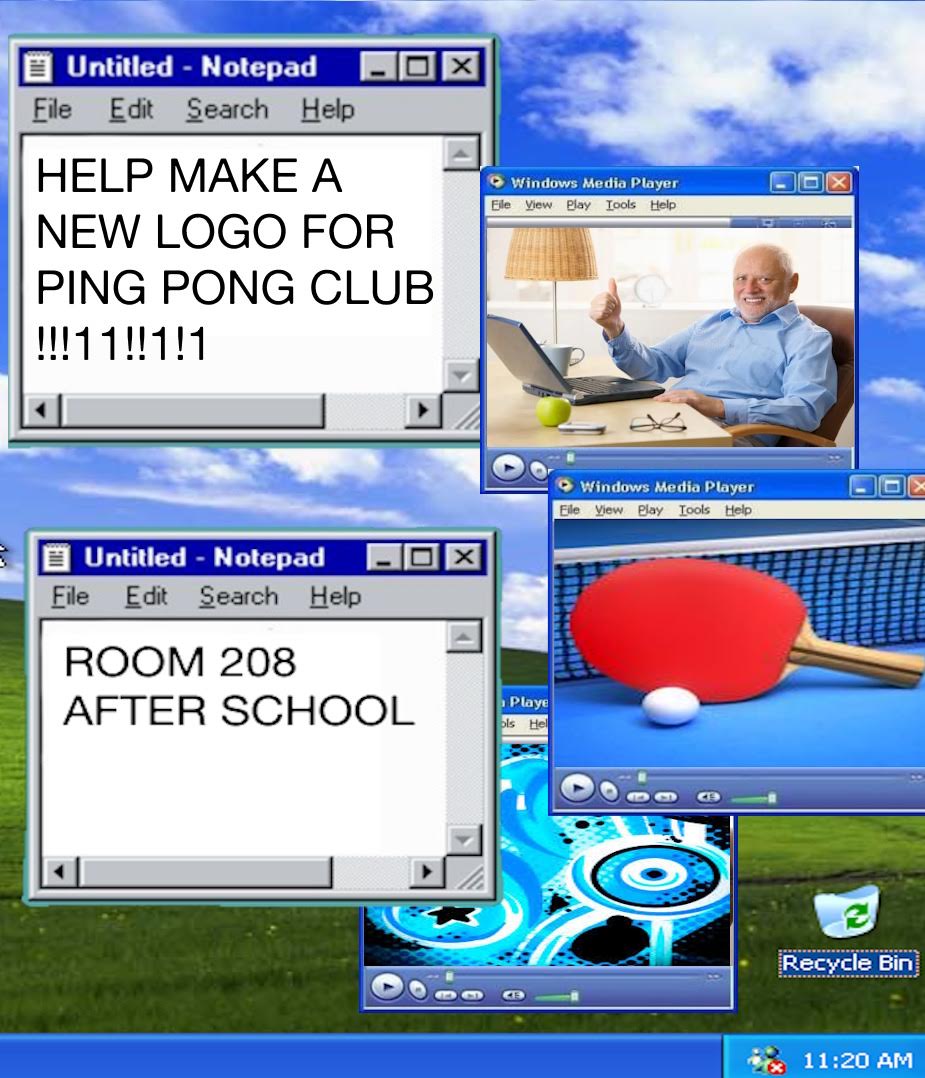 Ping Pong Club — Windows XP