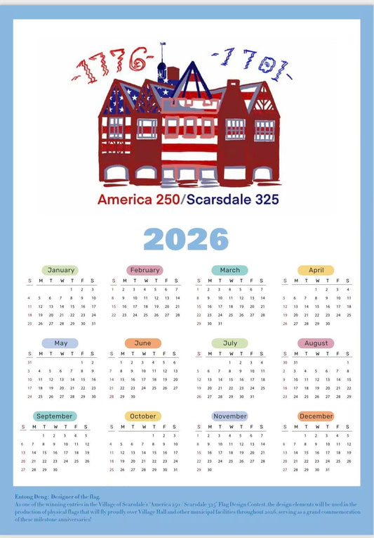 Entong Deng America 250 / Scarsdale 325 2026 Calendar