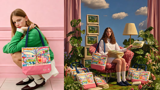 Emma Butterfly Tote Bag (Vibrant)