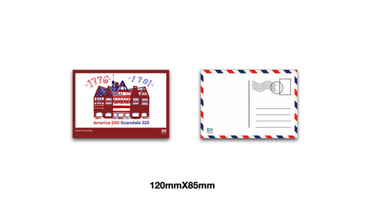Entong Deng America 250 / Scarsdale 325 Postcard