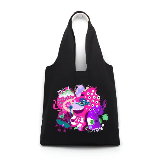 Yutong Deng August 2025 Flower Artwork Bag