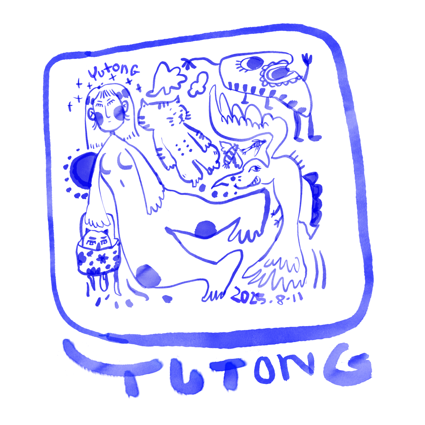 Yutong Deng original untitled artwork, 2025