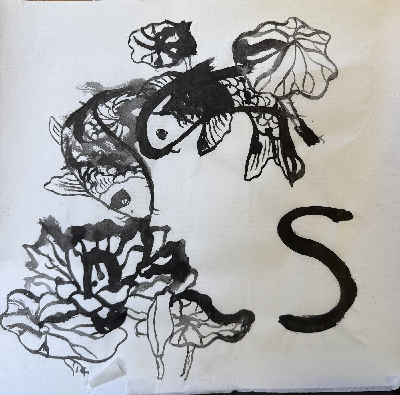 Koi and Lotus